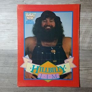 Vintage 1985 WWF Hillbilly Jim Portfolio Folder